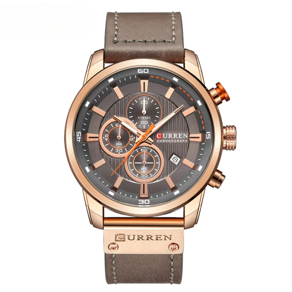 RELOJ CURREN 8291 - CRONÓGRAFO CON CORREA DE CUERO