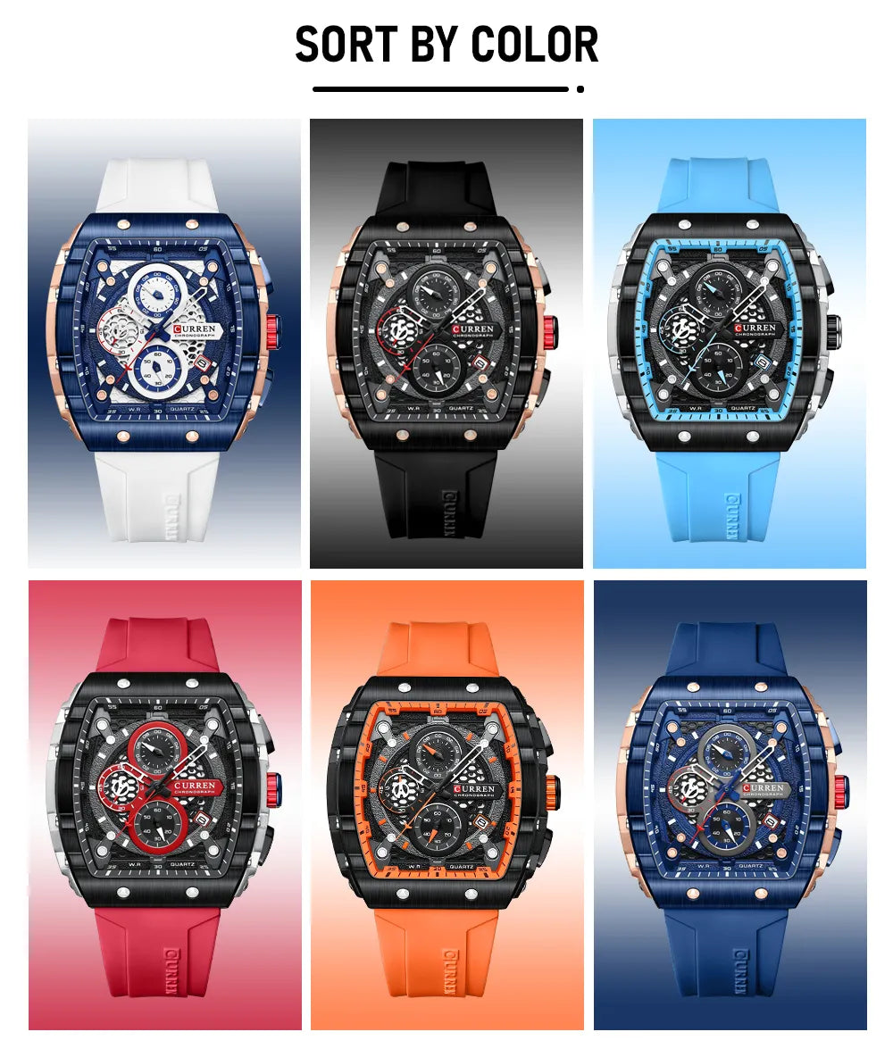 RELOJ CURREN 8442 - DISEÑO TIPO RICHARD MILLE