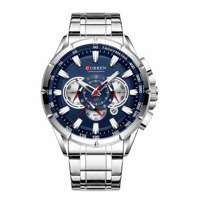 RELOJ CURREN 8363 - CRONÓGRAFO DE ACERO INOXIDABLE