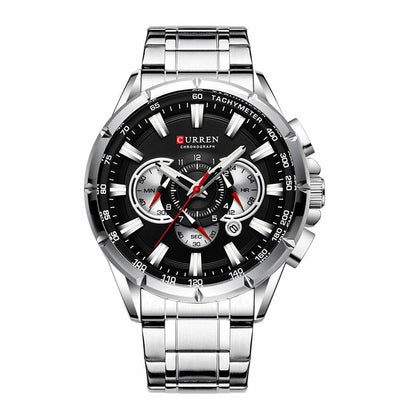 RELOJ CURREN 8363 - CRONÓGRAFO DE ACERO INOXIDABLE