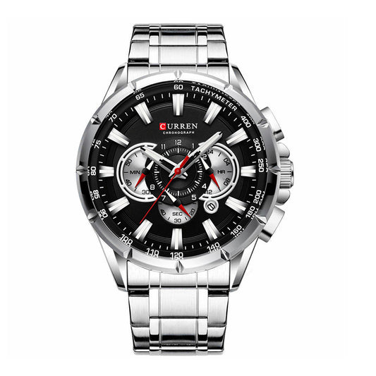 RELOJ CURREN 8363 - CRONÓGRAFO DE ACERO INOXIDABLE
