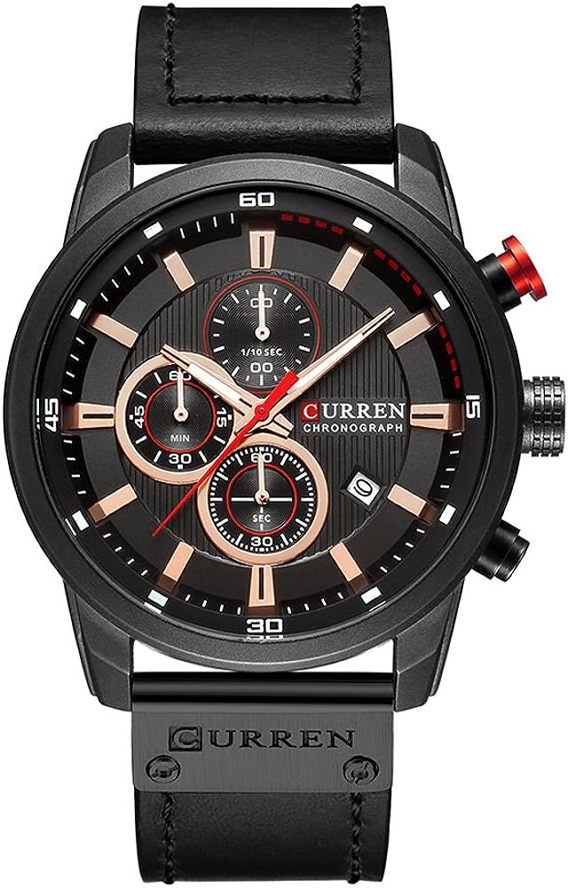 RELOJ CURREN 8291 - CRONÓGRAFO CON CORREA DE CUERO