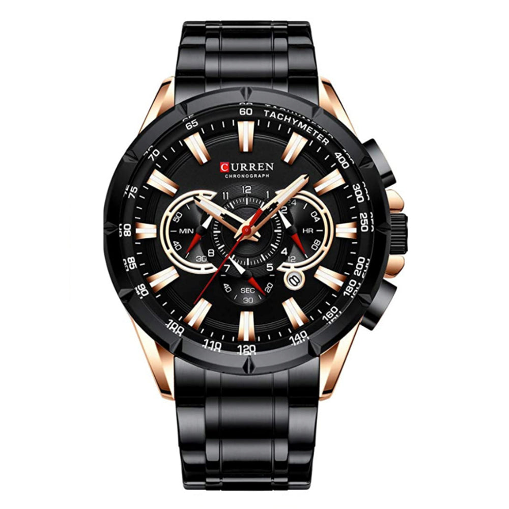 RELOJ CURREN 8363 - CRONÓGRAFO DE ACERO INOXIDABLE