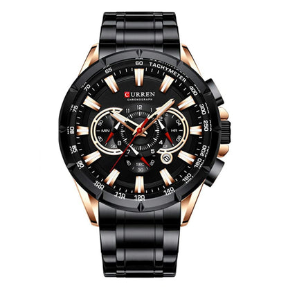 RELOJ CURREN 8363 - CRONÓGRAFO DE ACERO INOXIDABLE