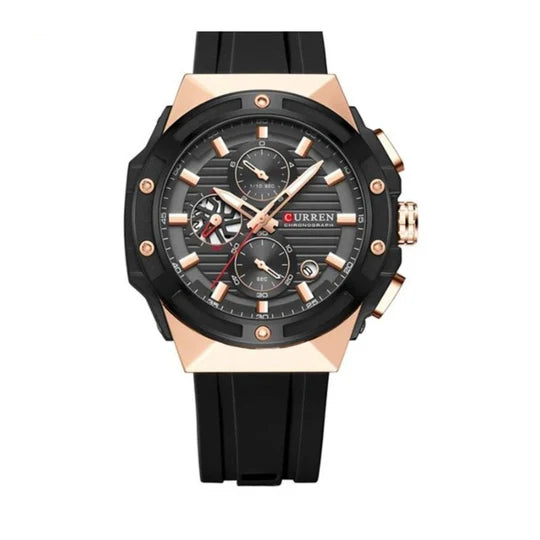 RELOJ CURREN 8462  CORREA DE SILICONA
