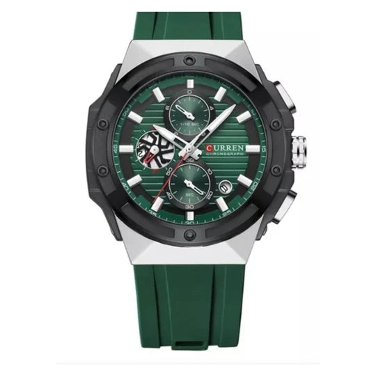 RELOJ CURREN 8462  CORREA DE SILICONA